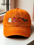 Halloween Pumpkin Art Print Casual Hats
