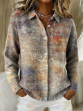 Colorful striped decorative pattern Sweater