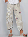 Floral Print Loose Casual Pants