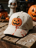 Halloween Pumpkin Art  Print Casual Hats