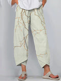 Floral Print Loose Casual Pants