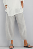 Women's Solid Color with Pockets Casual Loose Pants