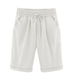 Plus Size Pockets Casual Shorts