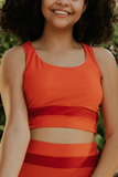 Red Poppy Swim Bikini Set