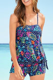 Polka Dot Print Tankini Set